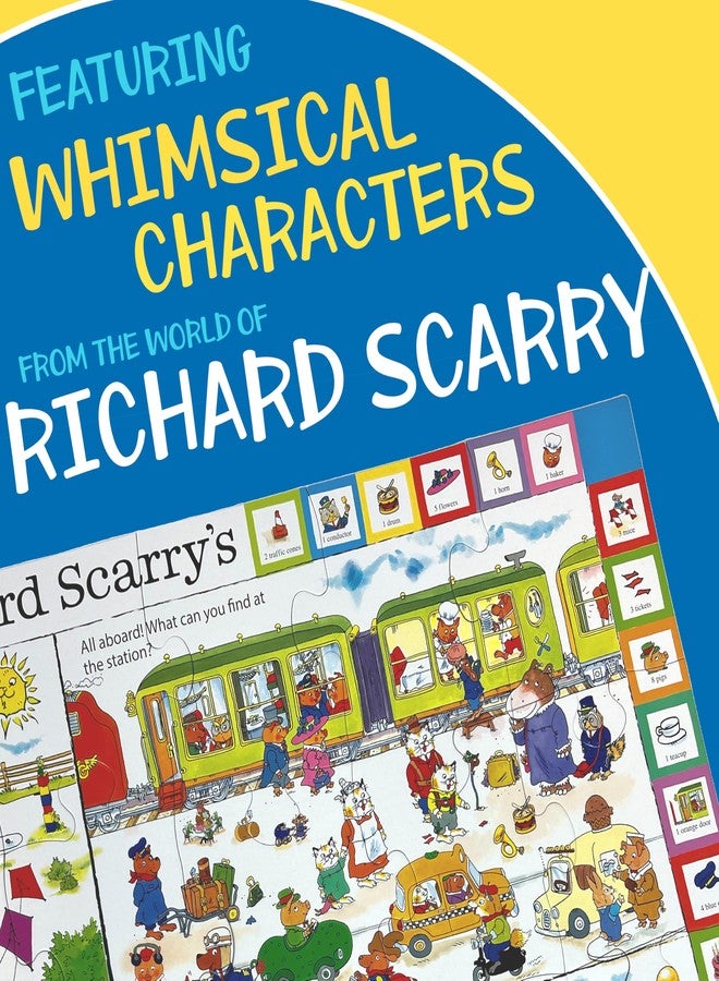 Briarpatch Richard Scarry Busytown Seek and Find Giant Floor Puzzle, Learn by Finding Hidden Items from Four Classic Scenes from Richard Scarry’s bestselling Busytown Books, for Ages 3+ - Image 5